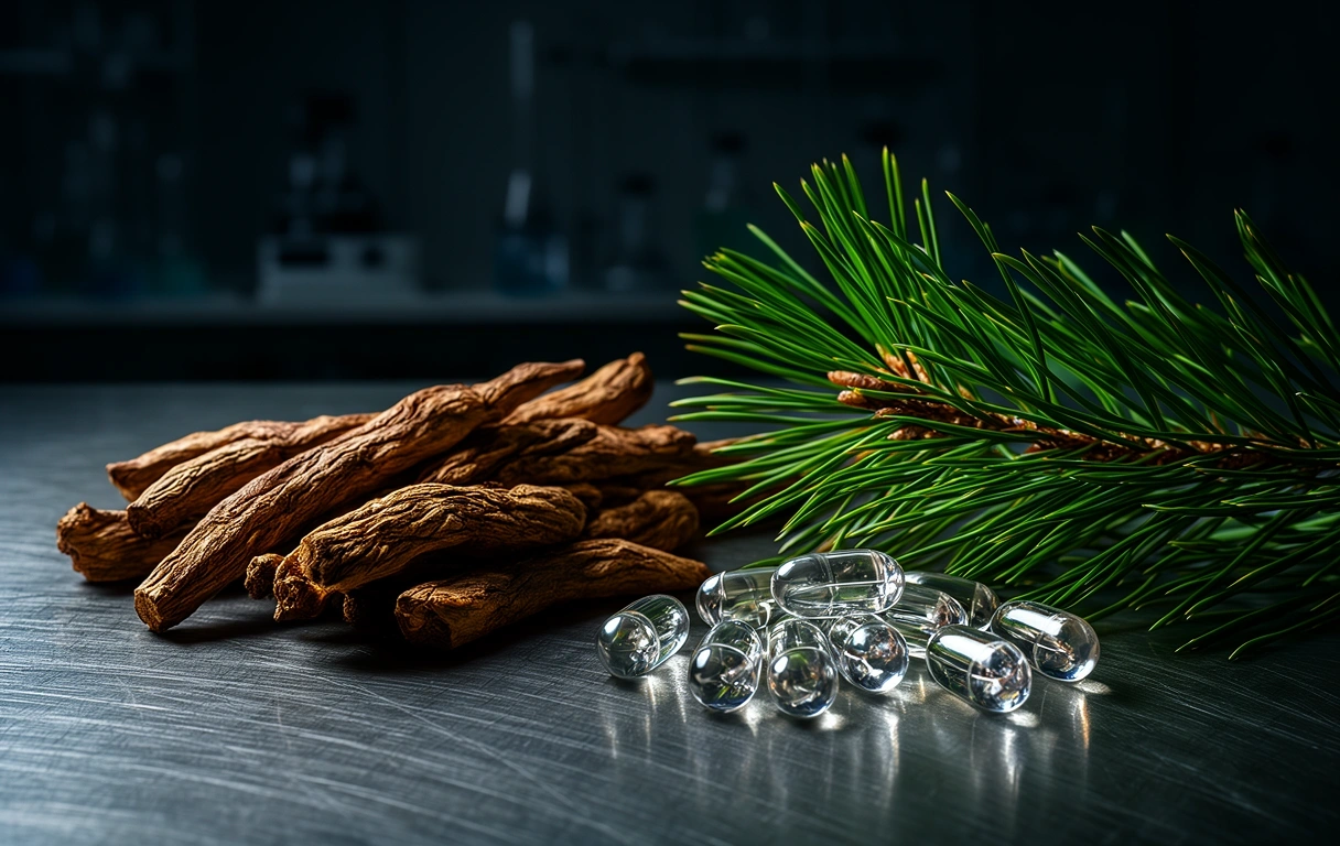Surowce roślinne w laboratorium NaturaMęska